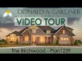 Sprawling one-story house plan with Craftsman style and outdoor living The Birchwood