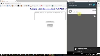 Android tutorial Push notification using Google Cloud Messaging GCM - Part 2