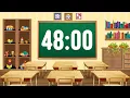 48 Minute Timer with Fun Playful Kids Music Instrumental Countdown