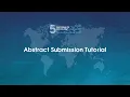 Abstract Submission Tutorial