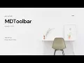KivyMD 001 - MDToolbar