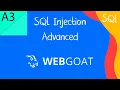 A3 SQL Injection Advanced - WebGoat