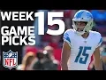 Week 15 NFL Game Picks in Under 3 Minutes NFL Highlights