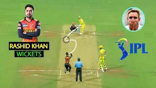 Rashid Khan Top 7 Brilliant Bowled Wickets In Cricket Rashid Khan Spin 