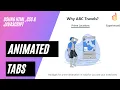 HTML CSS Tutorial Animated Tabs using JavaScript