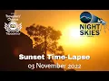 Sunset Time-Lapse3rd November 2022