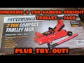 PITTSBURGH 2 TON TROLLEY JACK UNBOXING AND TRY OUT
