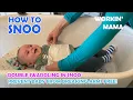 How to Snoo Series Double Swaddling Baby getting arms out Snoo Smart Bassinet Tips Tricks