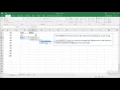 The indirect Function - Excel 2016 Formula and Functions