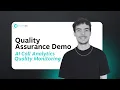 Quality Insights360 Quality Assurance Demo AI Call Scoring Contact Centre QA
