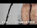 Fixing weak locs How I save my locs from breaking