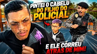 PINTEI O CABELO DO FILHO DO POLICIAL… E ELE VEIO ATRÁS DE MIM! 