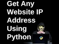 How to get IP address using python