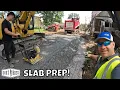 Site prep for Garage Alaskan Slab and Driveway