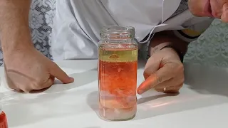 AULA PRÁTICA - EFEITO LAVA : COM ÁGUA, ÓLEO E SAL