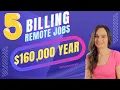 5 Billing Work From Home Jobs 2023 NOT Healthcare Pay From 55 000 To 160 000 Year Remote Work