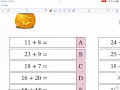 Math-Drills Halloween Pumpkins Secret Message