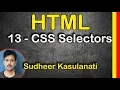 HTML 13 - CSS Selectors