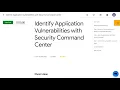 Identify Application Vulnerabilities with Security Command Center
