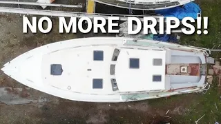 #81 – Last of the LEAKS!!? Welding up HOLES on our OLD sailboat ⛵