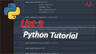 Python Tutorial 21 for Beginners List 3 Lativa19
