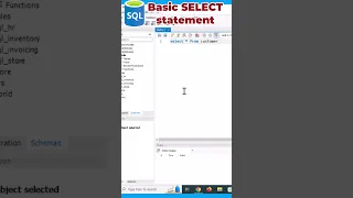 Basic SELECT Statement in MySQL Workbench