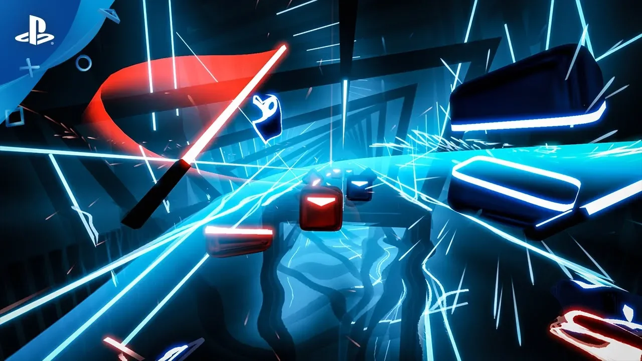Beat Saber – první upoutávka z výstavy E3 – souprava PS VR