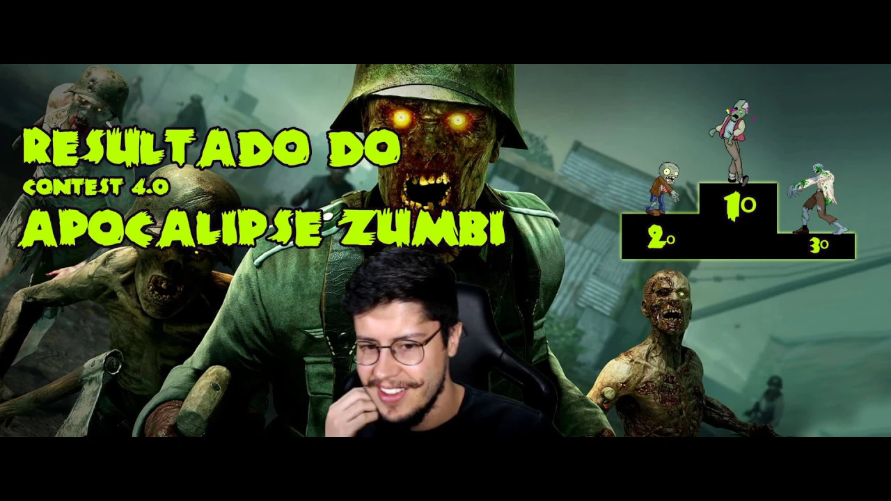 ???? Live: Resultado do Contest 4.0 - Apocalipse Zumbi