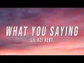 Lagu Lil Uzi Vert - What You Saying (Lyrics)