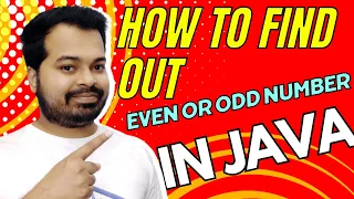 Find Out the given number is Even or Odd number in Java Java Basic Programs