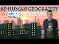 AP Human Geography Unit 6 Review