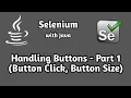 How to Handle Buttons in Selenium - Part 1 Selenium BeginnerTutorial
