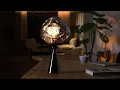 Illuminate Your Space with the Lava Cone Table Lamp - Sculptural Lighting with a Molten Glow