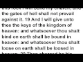 Matthew 16 KJV Read Along Bible with Scrolling Text