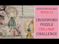 Crossword Puzzle Collage Collage Challenge Dress for Success Week 32