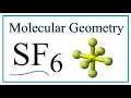 SF6 Sulfur hexafluoride Molecular Geometry Bond Angles