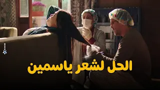 حمدي وهناء لقوا الحل لشعر ياسمين المقمل بس انتهى بحاجة غير متوقعة أشغال شقة 