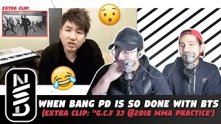 GUYS REACT TO When Bang PD Is So Done W BTS EXTRA CLIP G C F 3J 2018 MMA Practice 