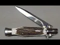 The Black Widow Italian switchblade by A G A Campolin