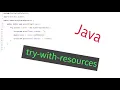 Java - try-with-resources using the Scanner