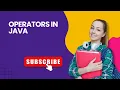 of Operators in Java