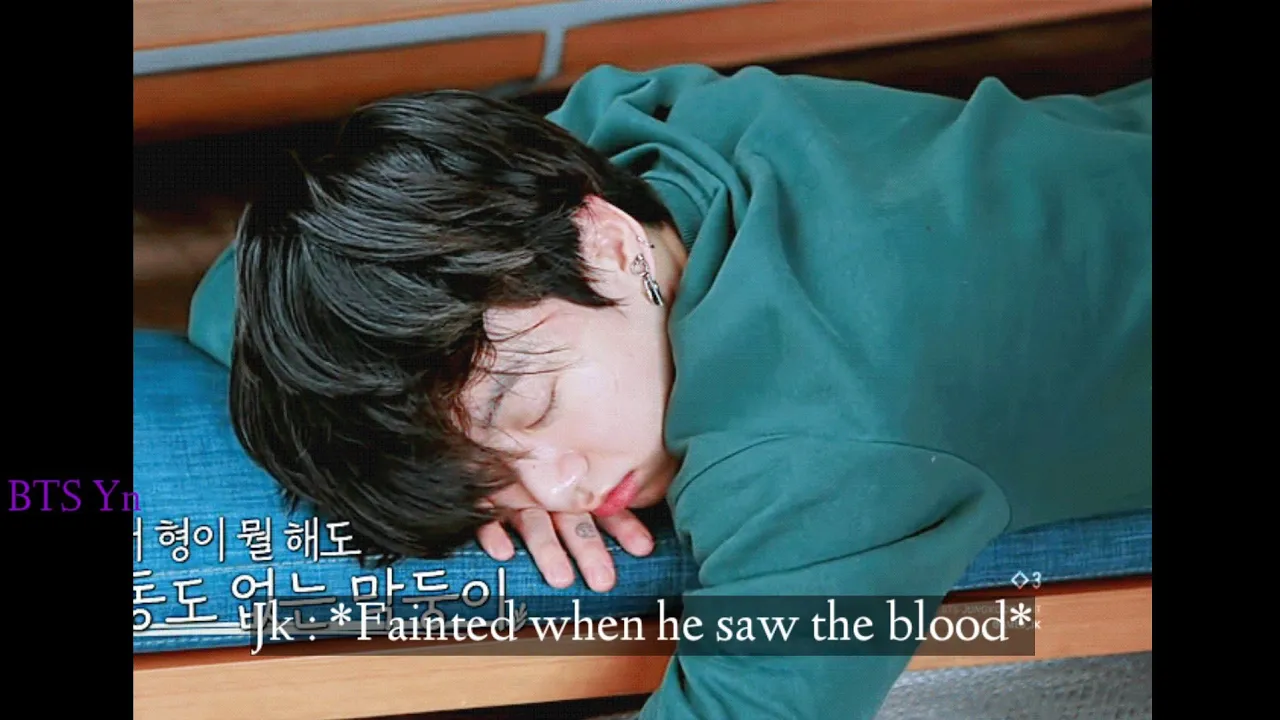 BTS Reaction - When you hid your pain and they see blood coming from your hand