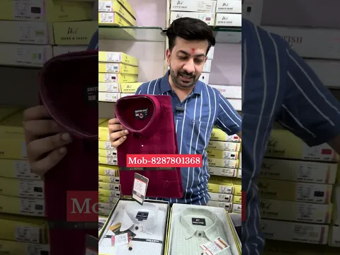 Box Packing Shirt के Real Shirt Manufacturer / Delhi Gandhi Nagar Wholesale Market
