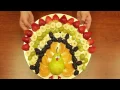 How to Make a Fruit Turkey Tray