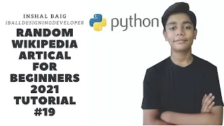 Random wikipedia article in python for beginners 2021