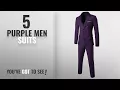 Top 10 Purple Men Suits Winter 2018 WEEN CHARM Men s Two Button Notch Lapel Slim Fit 3-piece