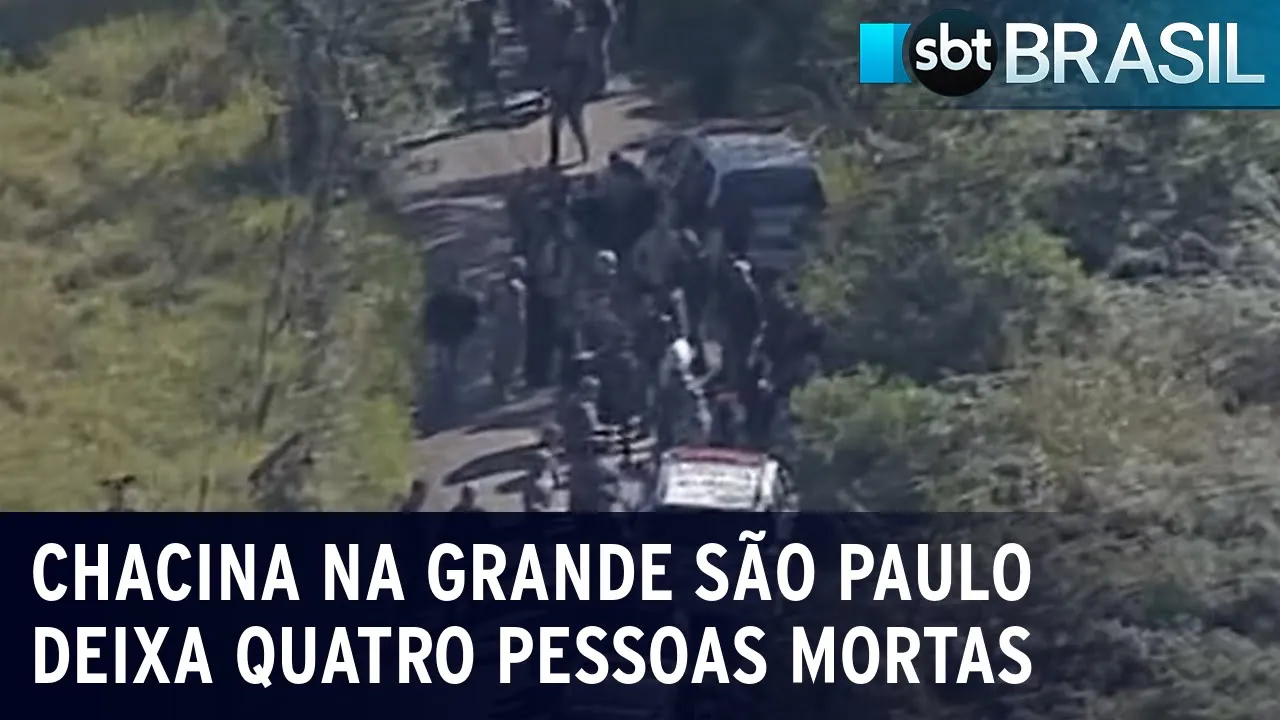 Chacina na Grande São Paulo deixa quatro pessoas mortas | SBT Brasil (11/07/23)