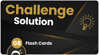 Coding Challenge SOLUTION - Flash Cards