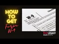 How to locate and download form W9