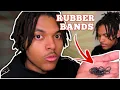 QUICK Dreadlock Hairstyles With RUBBER BANDS SHORT HIGHTOP
